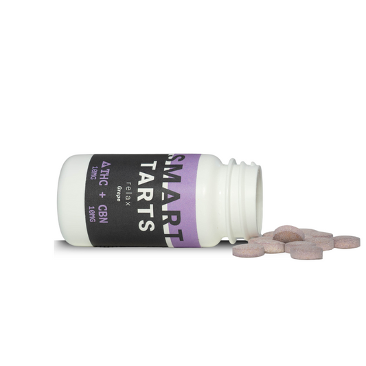 Smart Tarts Relax - Grape - Delta 8 THC + CBN